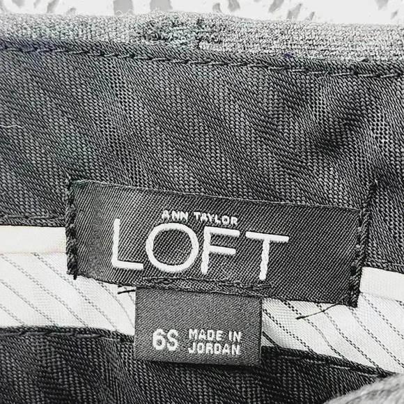 Loft Julie Trousers Straight leg Women's Dress Pants 6S Gray - Picture 4 of 7